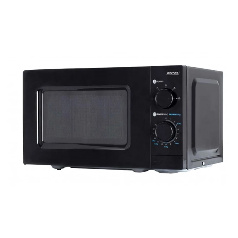 Микроволновая печь MPM 20 KMM-11, 20 л, 700 Вт, 5 уровней мощности, Чёрный