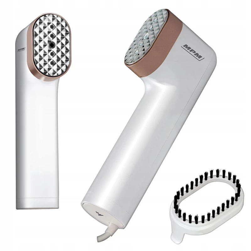 Отпариватель для одежды MPM MZP-04, 1200 Вт, 95 мл, Белый, Золотистый