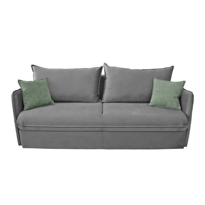 Canapea DP BARCELONA, Catifea, Gri