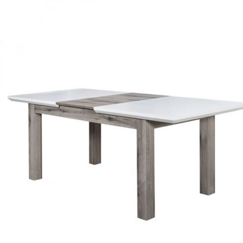 Masa DP FIONA, PAL, MDF, Alb, Gri, 160/210 x 90 x 78