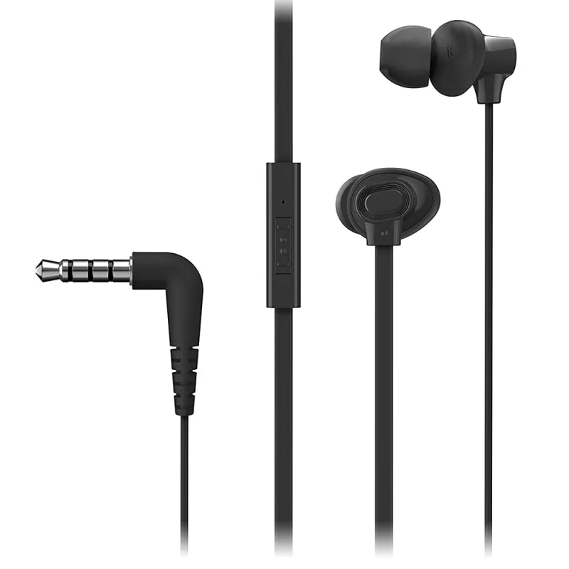 Наушники проводные PANASONIC RP-TCM130GEK Black, Mic, 4pin 1*mini-jack 3.5mm