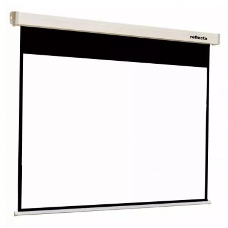 Ecran p-u proiector REFLECTA MANUAL SCREEN 4:3  CRYSTALLINE ROLLO, 180X144CM/176X132CM VIEW AREA, BB, 1.0 GAIN