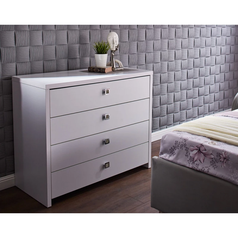 Comoda Ambianta CRISTAL, Alb