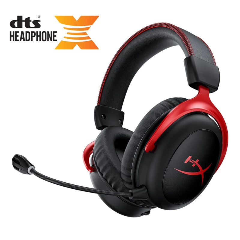 Casti fara fir HyperX CLOUD II WIRELESS, BLACK/RED