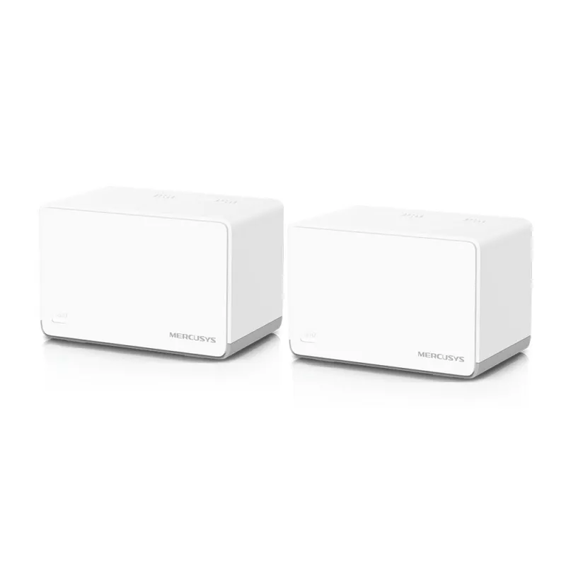 Router wireless MERCUSYS HALO H70X (2-PACK) AX1800 MESH WI-FI 6 SYSTEM, 3 X GIGABIT LAN PORT, 1201MBPS ON 5GHZ + 574MBPS ON 2.4GHZ, 802.11AX/AC/B/G/N, BEAMFORMING, WI-FI DEAD-ZONE KILLER, SEAMLESS ROAMING WITH ONE WI-FI NAME, PARRENTS CONTROL