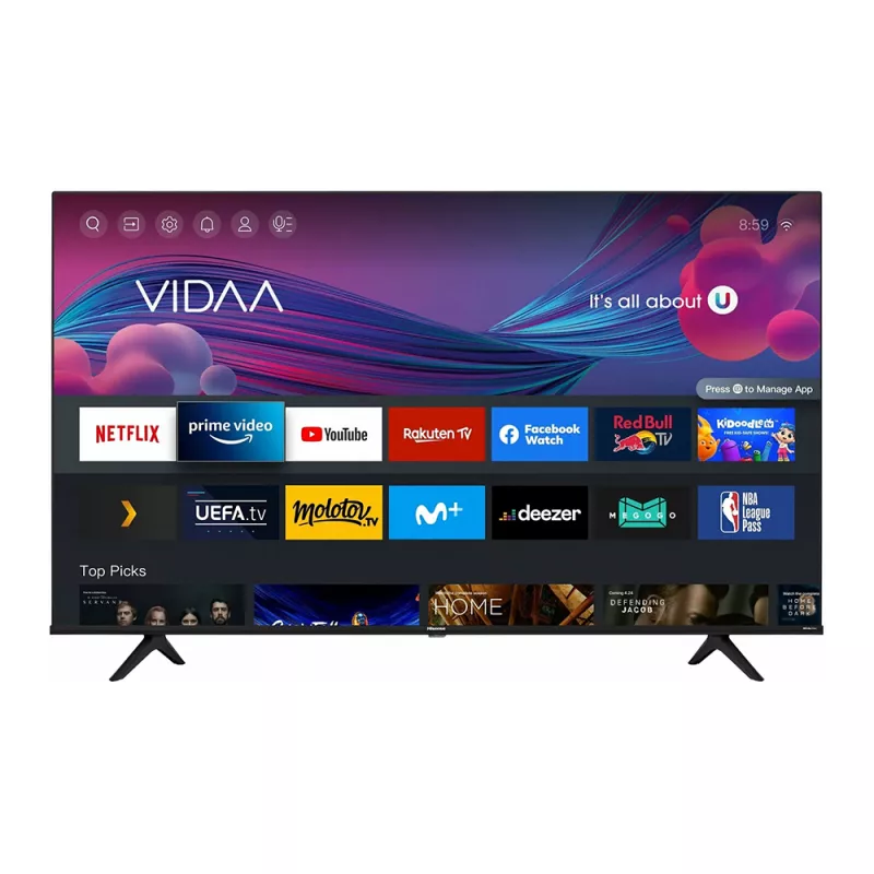 Televizor Hisense 75A6BG, Black, 75", 3840x2160, SMART TV, DLED, Wi-Fi, Bluetooth