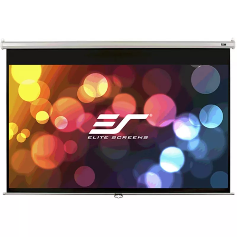 Ecran p-u proiector Elite Screens 80" (4:3) 163 x 122 cm, Manual Projection Screen, Pull Down, White