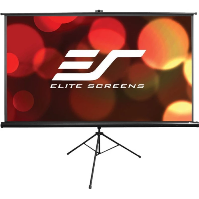Экран для проектора Elite Screens 100" (16:9) 222 x 125 cm, Tripod Projection Screen, Portable, Pull Up, Black