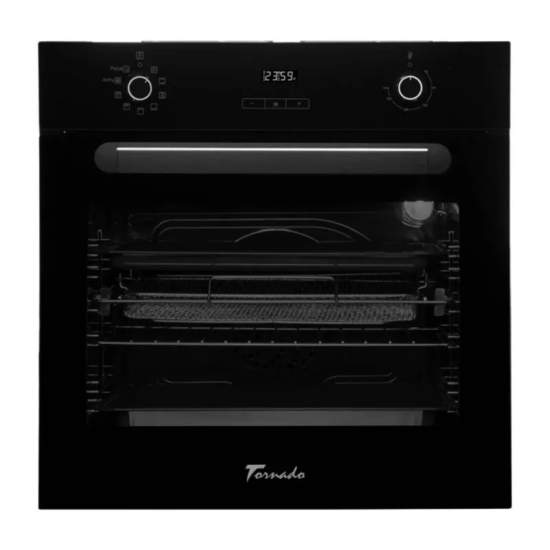 Cuptor electric incorporabil TORNADO SIMPHONY BACKLIGHT BLACK, 73 l, 9 functii, Grill, Timer, Negru