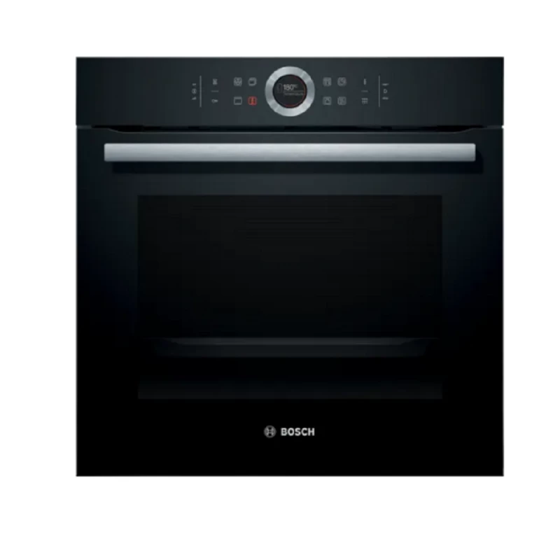 Cuptor electric incorporabil BOSCH HBG675BB1, 71 l, 13 functii, Grill, Timer, Negru