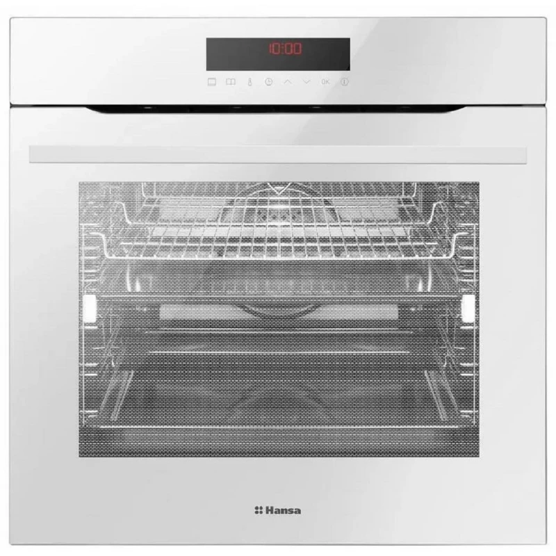 Cuptor electric incorporabil HANSA BOEW697622, 77 l, 11 funcții, Grill, Timer, Alb, A+