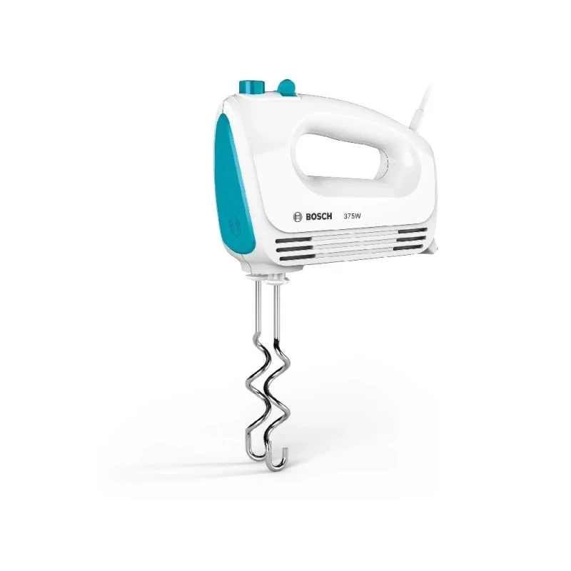 Миксер BOSCH MFQ2210D, 375 Вт, 4 скорости, Турборежим, Белый, Синий