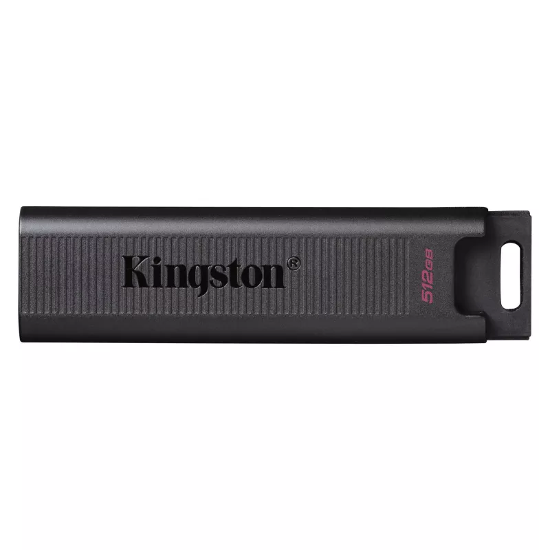 Флешка KINGSTON 512GB USB-C3.2  DATATRAVELER MAX, BLACK, USB-C, UNIQUE DESIGN (READ UP TO 1000MB/S, WRITE 900MB/S)