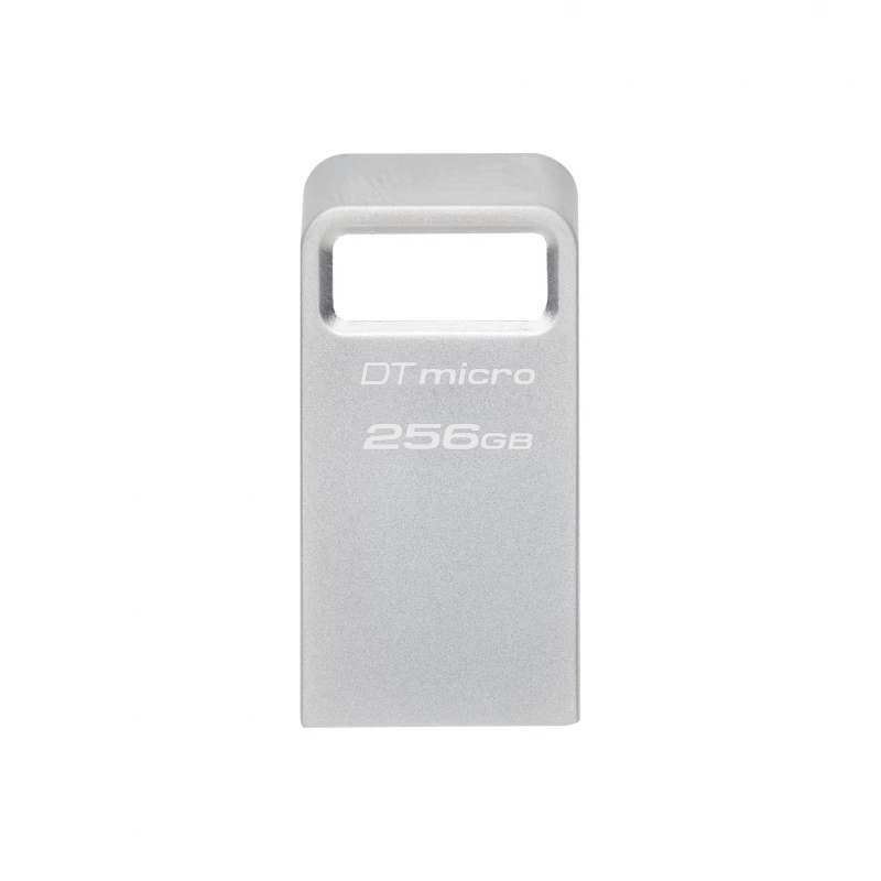 Флешка KINGSTON 256GB USB3.2 DATATRAVELER MICRO G2, METAL CASING, COMPACT AND LIGHTWEIGHT, WORLD’S SMALLEST USB FLASH DRIVE (READ 200 MB/S)