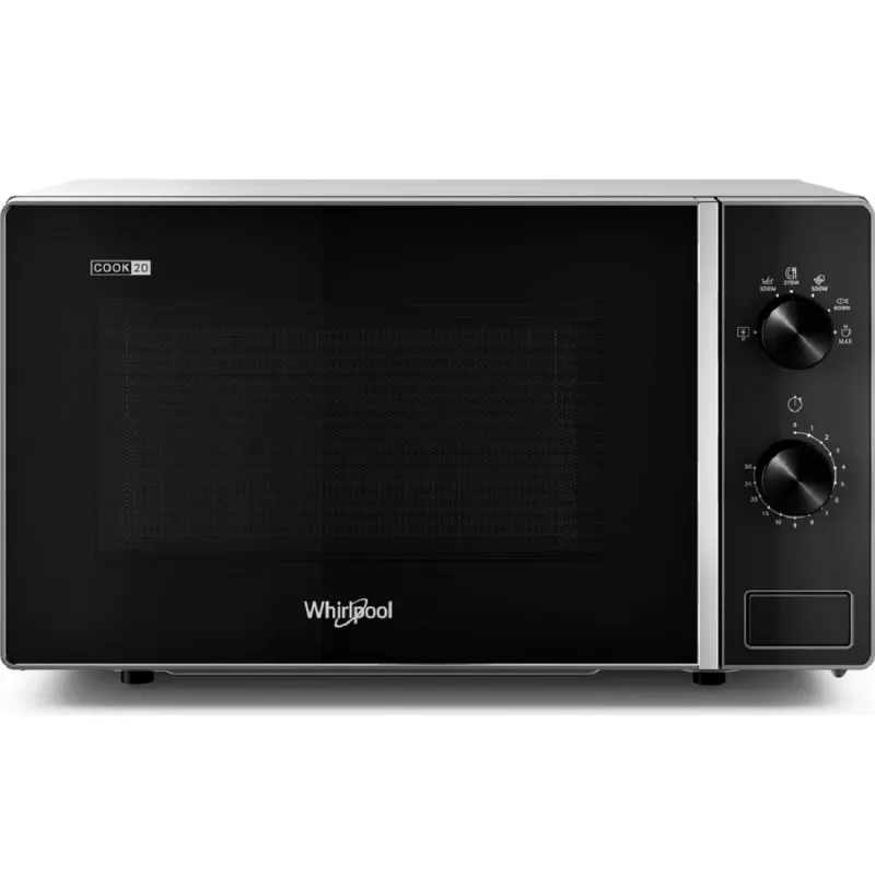 Cuptor cu microunde incorporabil Whirlpool MWP 101 SB, 20 l, 700 W, Negru