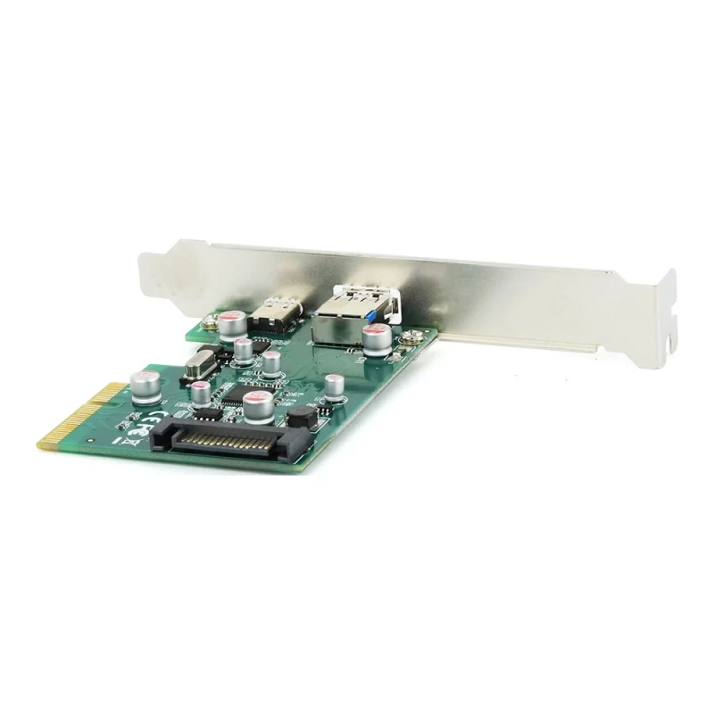 Контроллер GEMBIRD PCI-E Card PEX-U31-01, 2-port USB 3.1 PCI-Express add-on card (type-A + type-C)