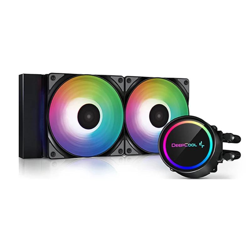 AIO Liquid cooling DEEPCOOL "GAMMAXX L240 ARGB" (≤30 DB(A), 69.34 CFM, 2X120MM, ARGB, 250W, 1330G)