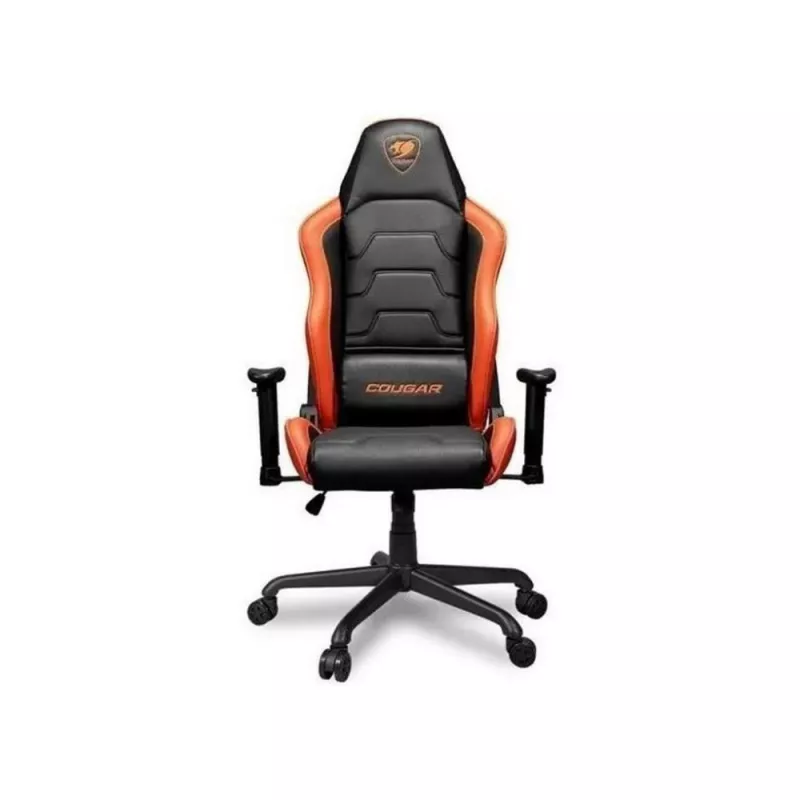 Fotoliu Gaming Cougar ARMOR AIR BLACK/ORANGE, Gazlift, 120 kg, 150-185 cm, Negru, Oranj