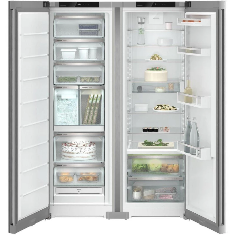 Frigider Liebherr XRFsf 5245, 659 l, Dezghetare manuala, Dezghetare prin picurare, 185.5 cm, Inox, E