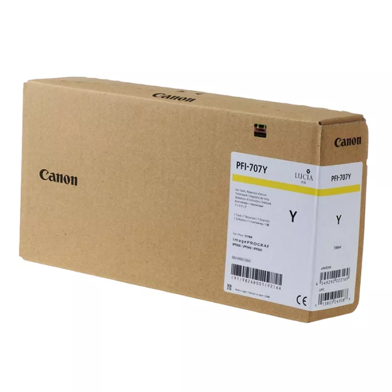 Cartus cerneala CANON PFI-707, YELLOW