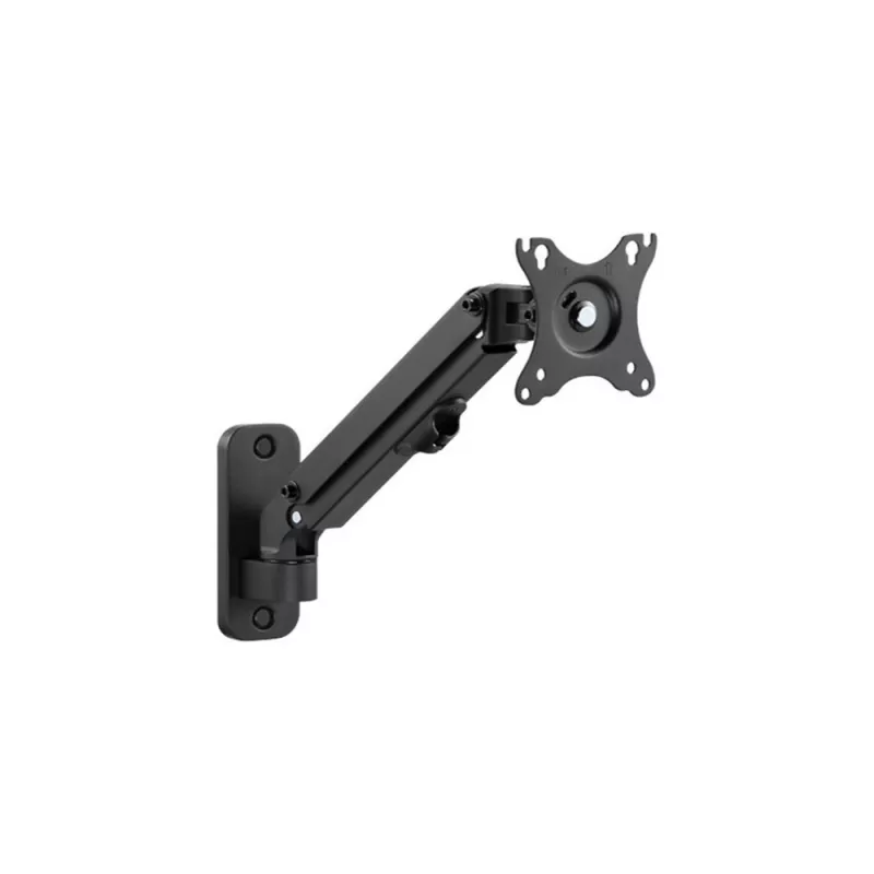 Suport pentru monitor GEMBIRD MONITOR WALL MOUNT ARM FOR 1 MONITOR UP TO 27"  MA-WA1-01, ADJUSTABLE WALL DISPLAY MOUNTING ARM (ROTATE, TILT, SWIVEL), VESA 75/100, UP TO 9 KG, BLACK