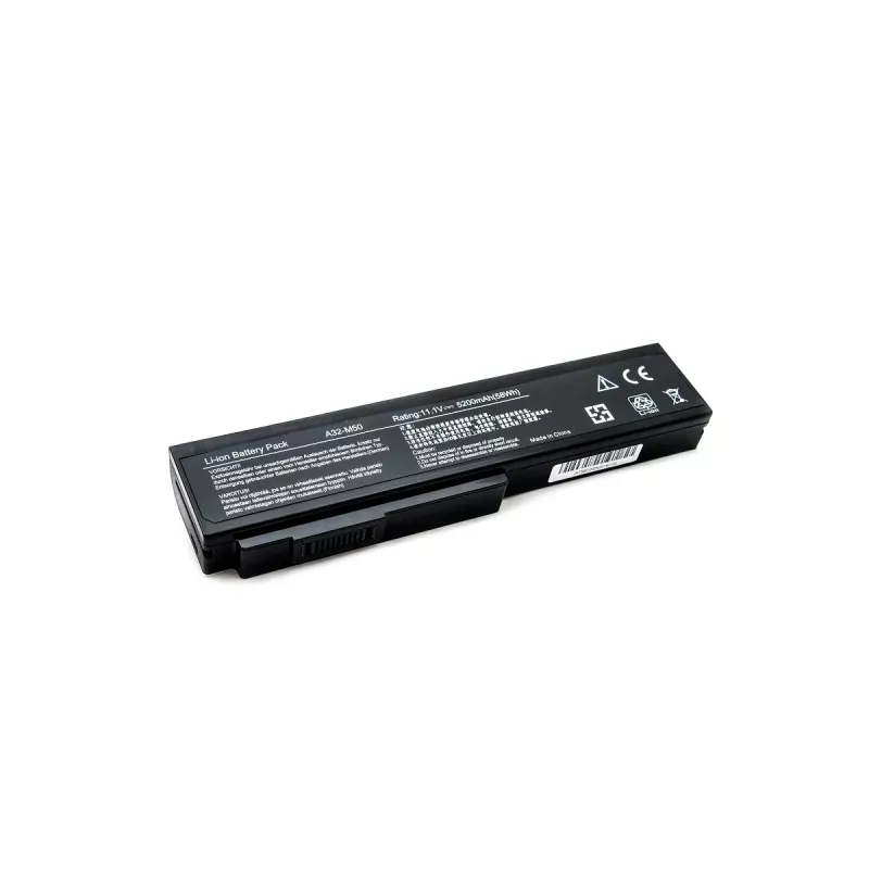 Батарея для ноутбука ASUS N53 N43 G50 N61 X55S G51 L50 G60 M60 Pro62 A32-M50 A32-N61 A32-X64 A33-M50 A32-H36 11.1V 5200mAh Black Original