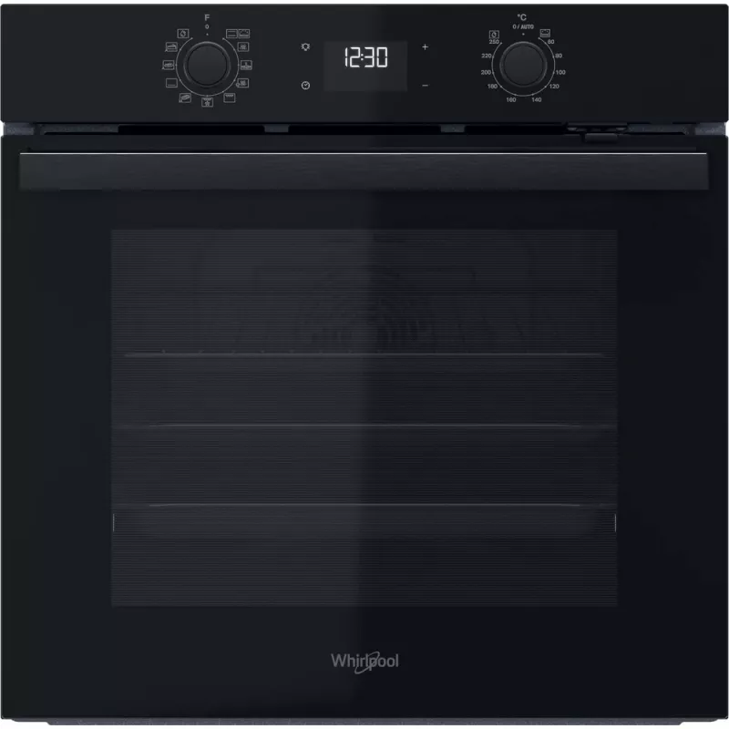 Cuptor electric incorporabil Whirlpool OMR58HU1B, 71 l, 11 functii, Grill, Timer, Negru, A+