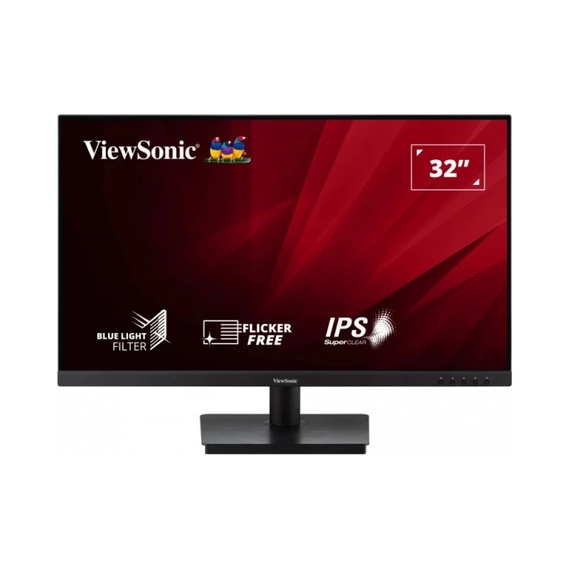 Monitor VIEWSONIC 31.5" IPS LED VA3209-MH Black (4ms, 1200:1, 250cd, 1920 x 1080, 178°/178°, VGA, HDMI, SuperClear IPS, Audio Line-In/Out, Speakers 2 x 2.5W, VESA)