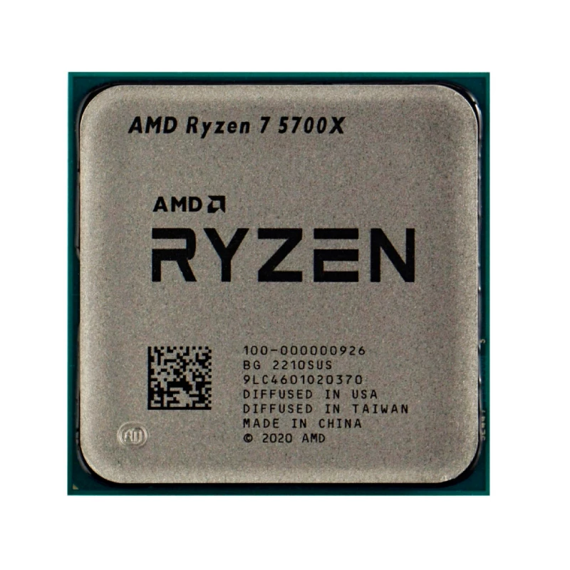 Процессор AMD Ryzen™ 7 5700X, Socket AM4, 3.4-4.6GHz (8C/16T), 4MB L2 + 32MB L3 Cache, No Integrated GPU, 7nm 65W, Unlocked, tray