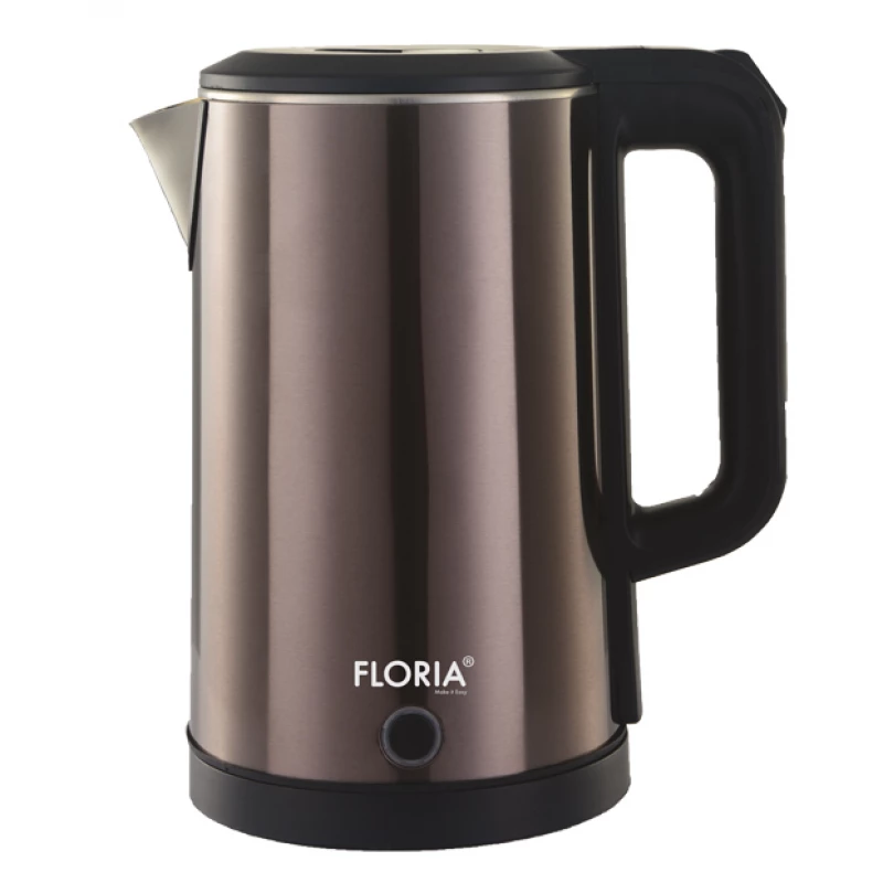 Ceainic electric Floria ZLN6142 1.8 L, 1.8 l, 1650 W, Inox, Plastic, Bronz