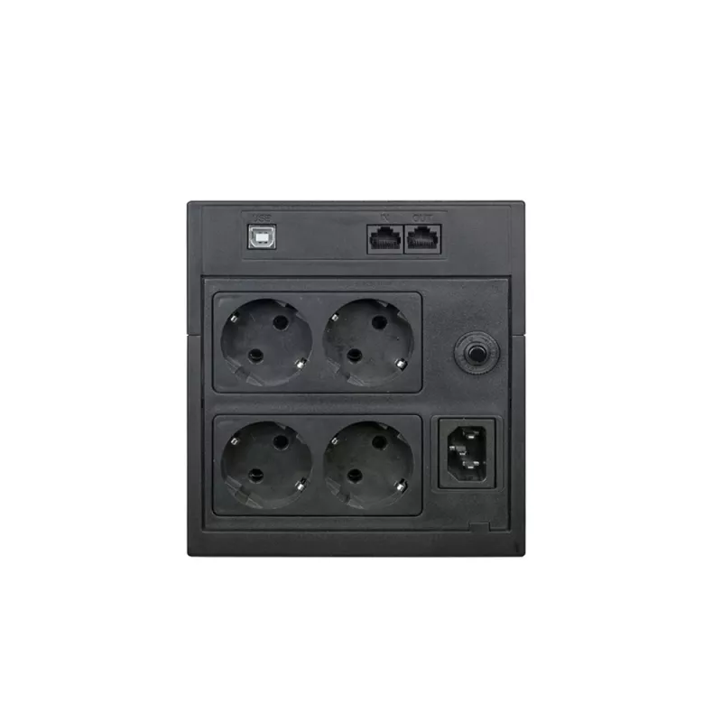 UPS POWERCOM RPT-2000AP 2000VA/1200W Line Interactive, AVR, LED, RJ45/RJ11, USB, 4xSchuko Sockets, 2000 VA/1200 W