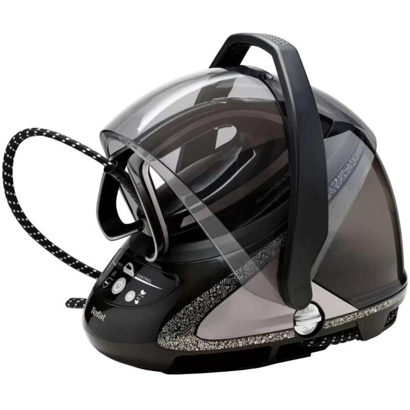 Statie de calcat cu abur Tefal GV9620E0, 2600 W, 1.9 l, Durilium Airglide Autoclean, Negru