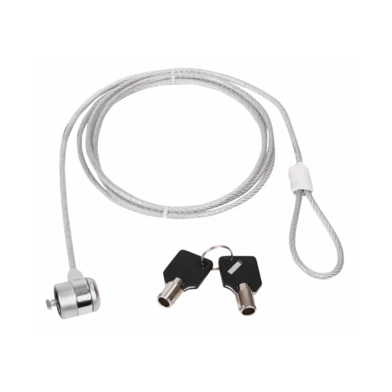 Docking station GEMBIRD LK-K-01 CABLE LOCK FOR NOTEBOOKS WITH 2 KEYS INCLUDED, 4 MM STEEL CABLE