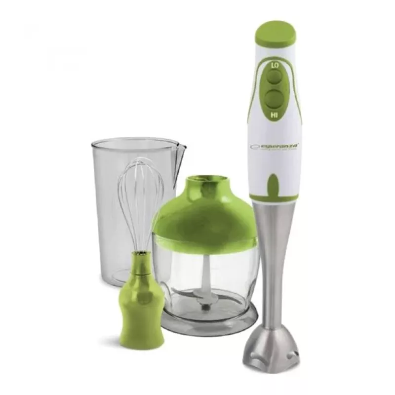 Blender ESPERANZA PESTO EKM003G, GREEN, 450 W, 0.75 l, 0.5 l, 2 trepte de viteze, Verde, Alb