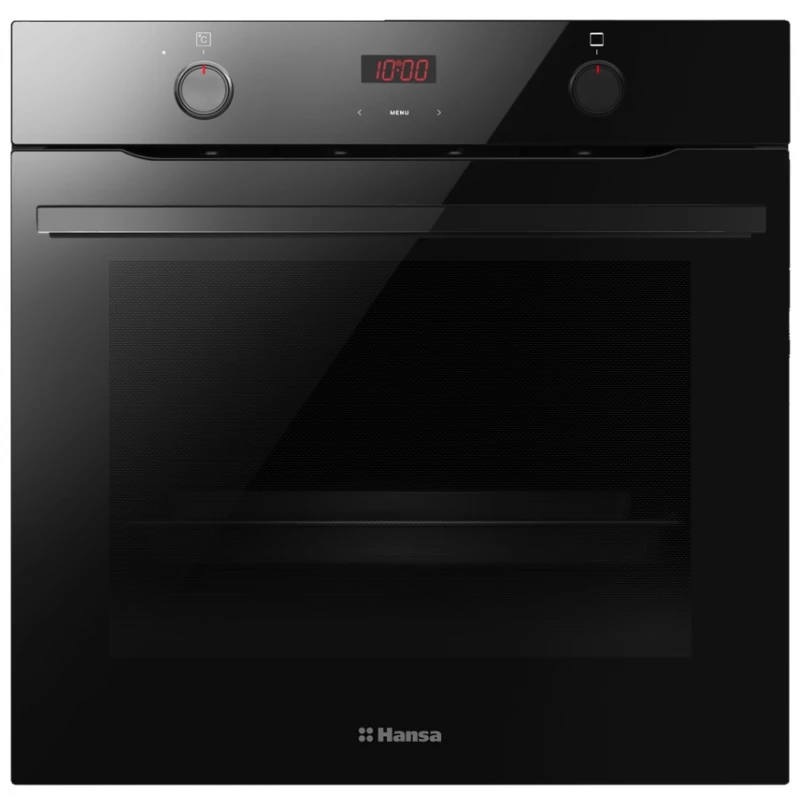 Cuptor electric incorporabil HANSA BOES683020, 77 l, 9 functii, Grill, Timer, Negru, A