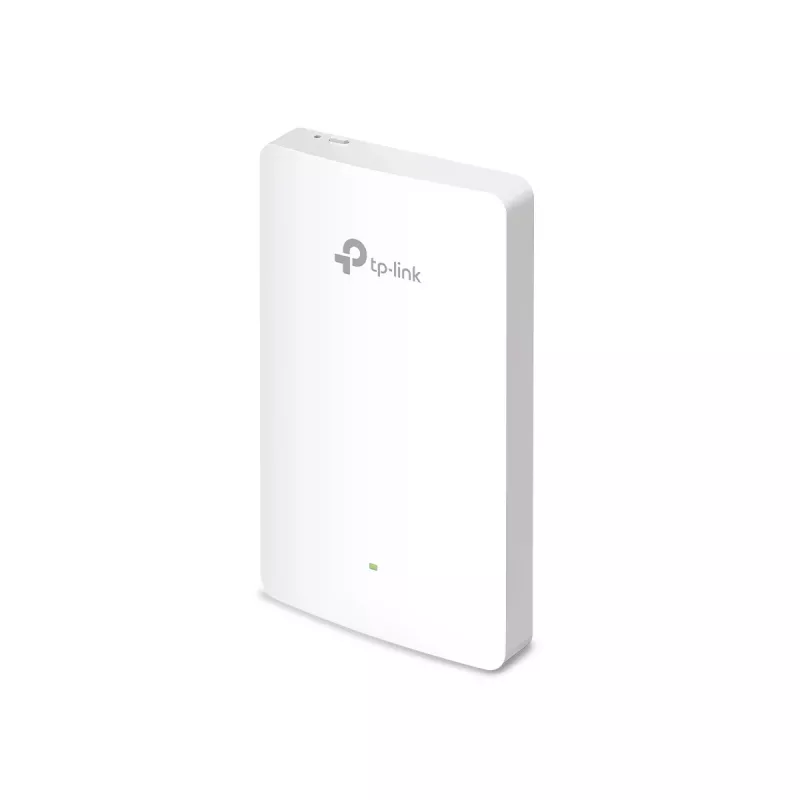 Точка доступа TP-LINK "EAP615-Wall", 1775Mbps, MU-MIMO, Gbit Port, Omada Mesh, PoE+Rețea Ethernet: 4 x 10/100/1000 Mbps Standardul Wi-Fi: IEEE 802.11 ax/ac/n/g/b/a Viteza Wi-Fi: 574 Mbps, 1201 Mbps Antene: 2 x Antene cu bandă