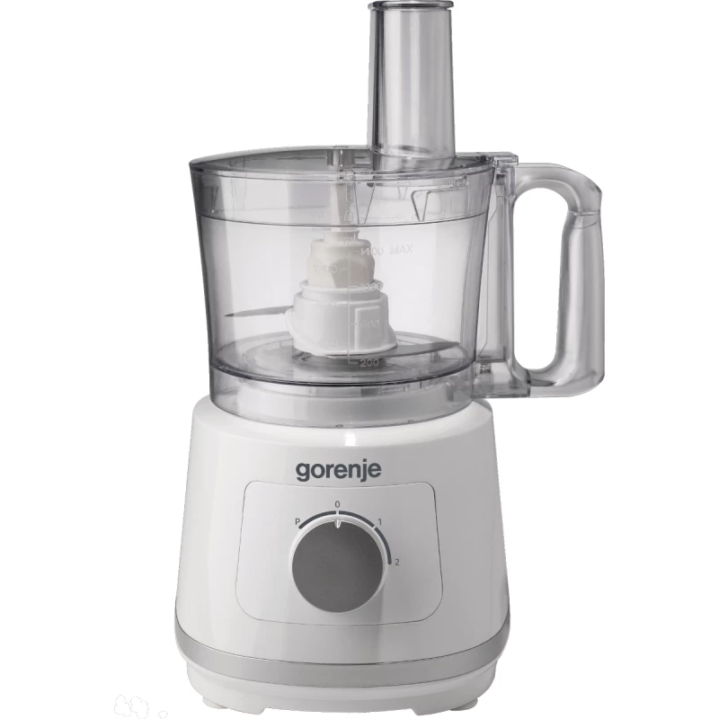 Кухонный комбайн GORENJE SB801W, 800 Вт, 2.4 л, 1.5 л, 2 скорости, Белый