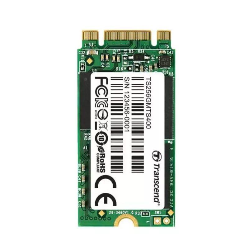 SSD TRANSCEND .M.2 NVME SSD 1.0TB  400S [42MM, PCIE 3.0 X4, R/W:2000/1700MB/S, 102/275K IOPS, 400TBW]