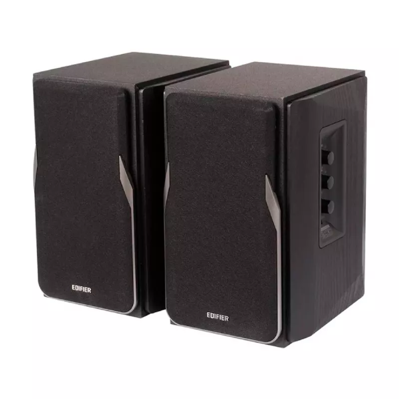 Колонка EDIFIER R1380DB BLACK, 2.0/ RMS 42W (2X21W), AUDIO IN: QUALCOMM BLUETOOTH V5.1, RCA X2, OPTICAL, COAXIAL, AUX, CLASS-D AMPLIFIER, REMOTE CONTROL, WOODEN, (4"+1/2')