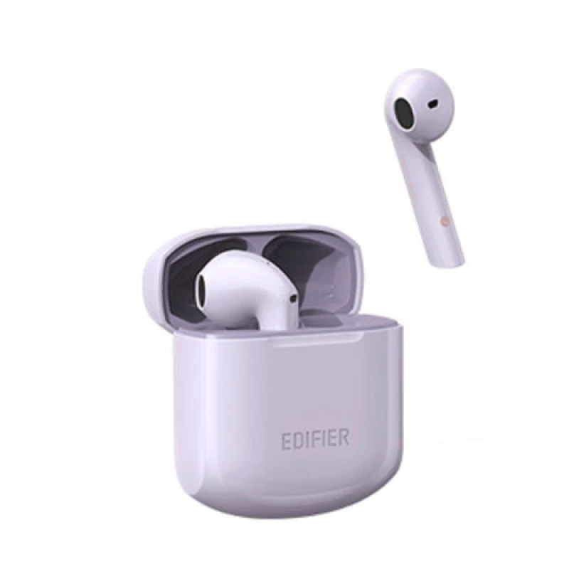 Casti cu fir si microfon EDIFIER TWS200BT PURPLE TRUE WIRELESS STEREO EARBUDS,TOUCH, BLUETOOTH V5.0 APTX, CVC DUAL MIC NOICE CANCELING, UP TO 10M CONNECTION DISTANCE, 13MM DRIVER, ERGONOMIC IN-EAR