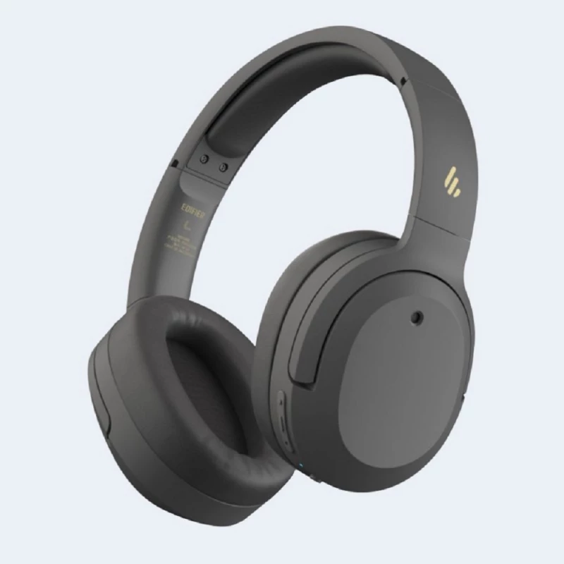 Наушники проводные с микрофоном EDIFIER W820NB Plus Gray / Bluetooth and Wired Over-ear headphones with microphone, ANC, BT V5.2, 3.5 mm jack, Dynamic driver 40 mm, Frequency response 20 Hz-20 kHz, On-ear controls, Ergonomic Fit, Battery Lifetime (up to) 49 hr, charging time 1.5 hr