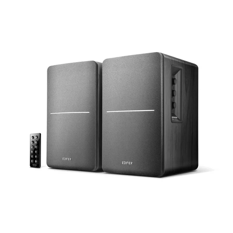 Колонка EDIFIER R1280DB Black, 2.0/ 42W (2x21W) RMS, Audio In: Bluetooth, RCA x2, optical, coaxial, AUX, remote control, wooden, (4"+1/2')