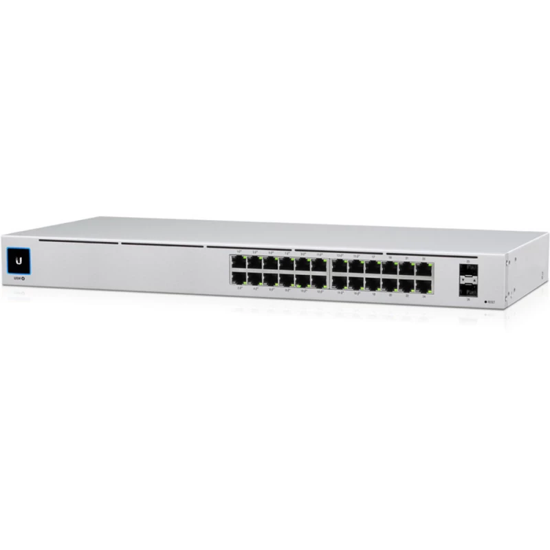 Коммутатор сетевой Ubiquiti UnFi Switch 24 (USW-24-POE), 24-Port 802.3at PoE Gigabit Switch with SFP