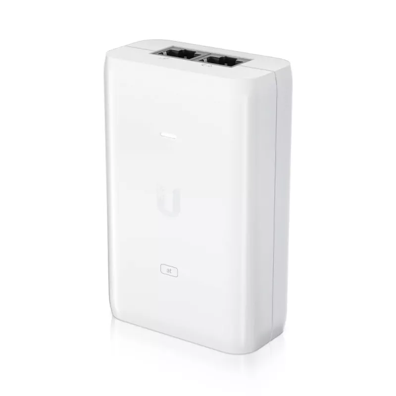 Camera IP Ubiquiti POE+ Injector U-POE-AT, 802.3at, 48 Volt 0.65A, Delivers 30W of PoE+