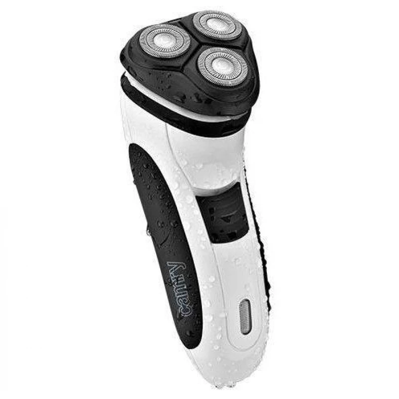 Aparat de ras Camry CR 2915, Rotativ, Li-Ion, Alb, Negru