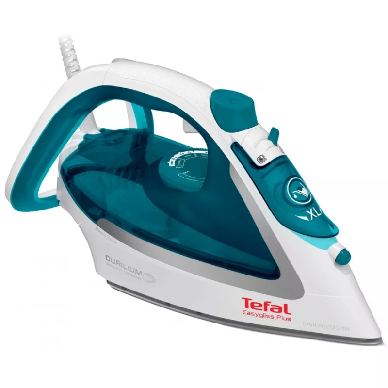 Утюг Tefal FV5718E0, 2500 Вт, 270 мл, Подошва Durilium Airglide, Белый, Синий