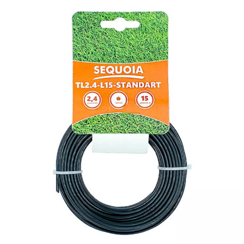 Fir pentru trimere SEQUOIA TL2.4-L15-STANDART 2.4mm 15m, Rotunda