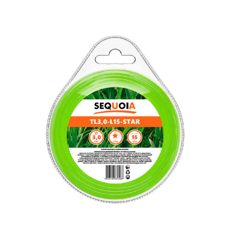 Fir pentru trimere SEQUOIA TL2.4-L15-Star 2.4mm 15m, Stea