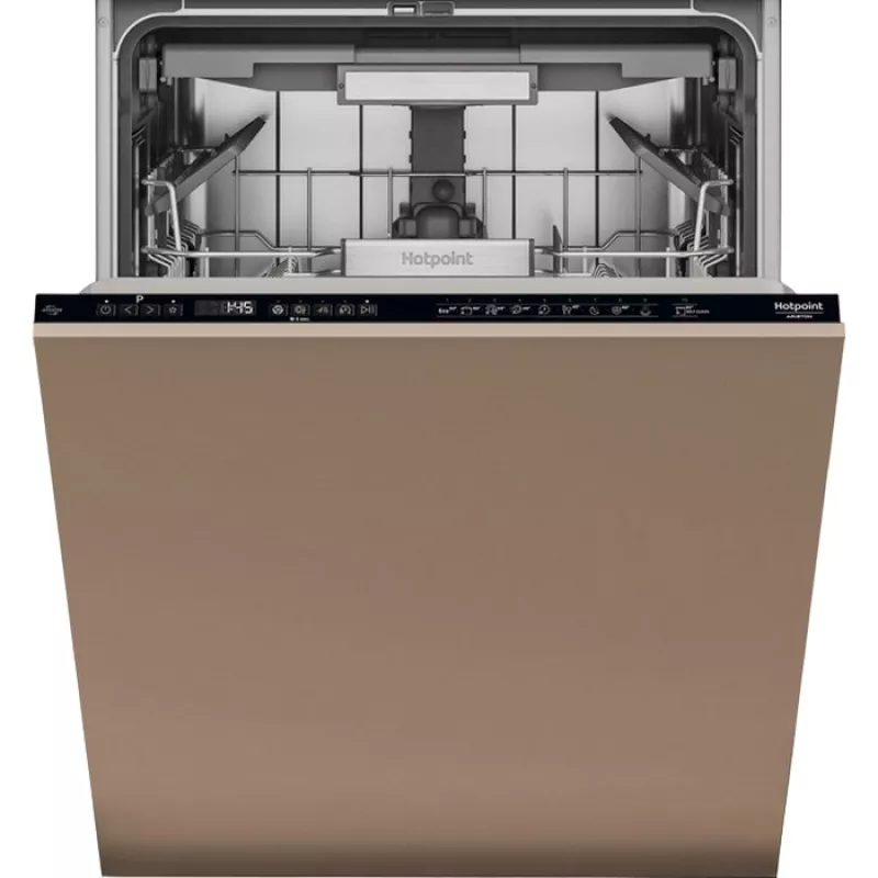 Встраиваемая посудомоечная машина Hotpoint-Ariston HM7 42 L, 15 комплектов посуды, 10 программ, Бежевый, A+++