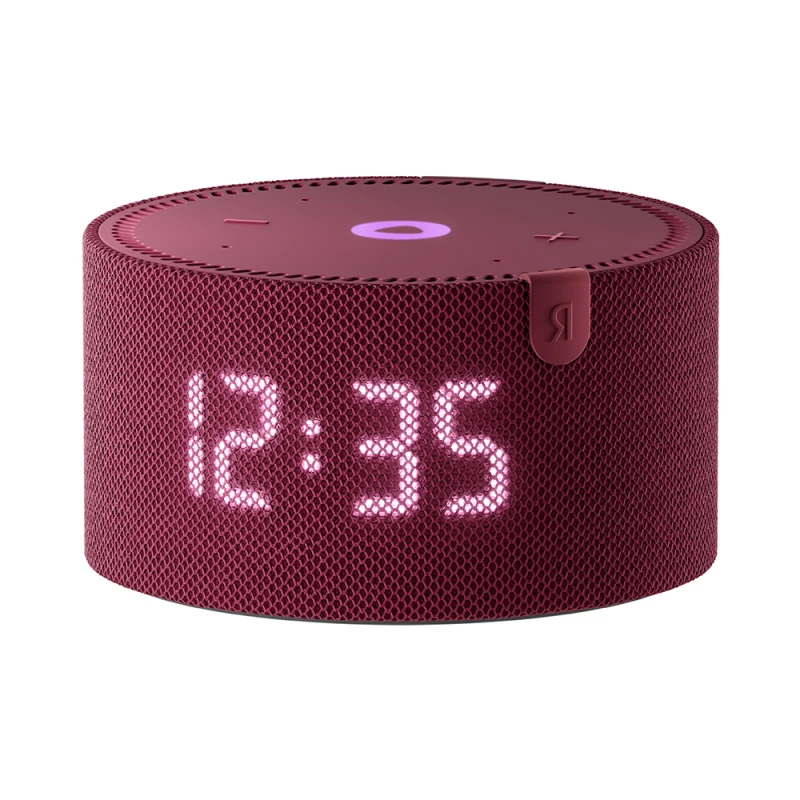 Smart Speaker Yandex Station MINI (Clock) with Alisa, Red
